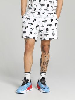 Puma - X THE SMURFS Men White Shorts