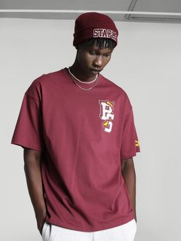 Puma - X STAPLE Graphic Men Maroon T-Shirt