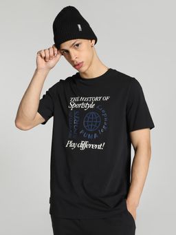 Puma - GRAPHICS LEGACY Men Black T-Shirt