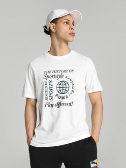 Puma - GRAPHICS LEGACY Men White T-Shirt
