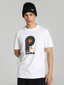 Puma - GRAPHICS PRODUCTION Men White T-Shirt
