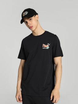 Puma - GRAPHICS JUICERY Men Black T-Shirt