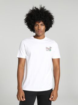 Puma - GRAPHICS JUICERY Men White T-Shirt