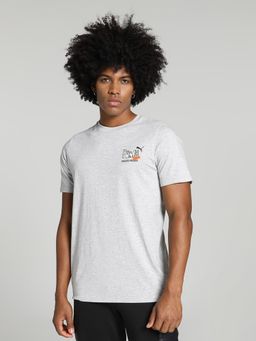 Puma - GRAPHICS JUICERY Men Grey T-Shirt