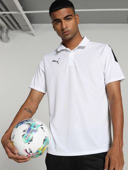 Puma - team LIGA Sideline Men White Polo T-Shirts