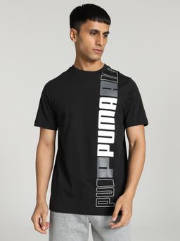 Puma - Essentials LOGO LAB Men Black T-Shirt