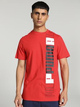 Puma - Essentials LOGO LAB Men Red T-Shirt