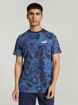 Puma - Essentials CAMO Men Navy Blue T-Shirt