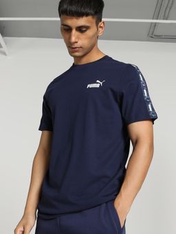 Puma - Essentials TAPE CAMO Men Navy Blue T-Shirt