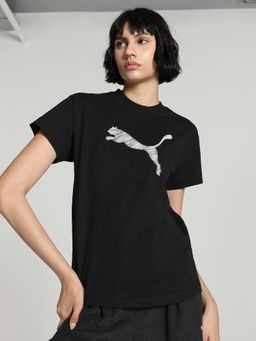 Puma - HER Women Black T-Shirt