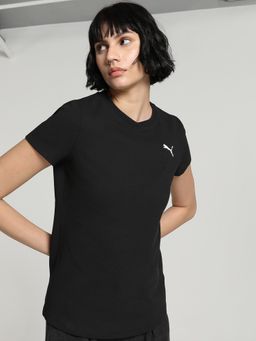 Puma - HER Structured Women Black T-Shirt