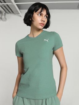 Puma - HER Structured Women Green T-Shirt