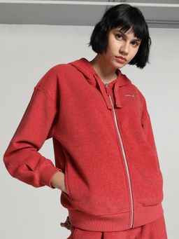 Puma - HER Winterized Women Red Hoodie