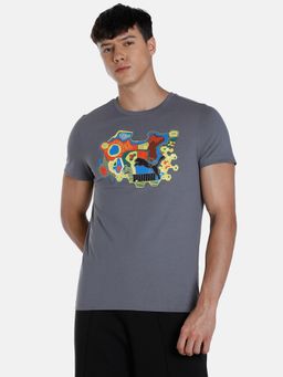 Puma - Graphic I Men Grey T-Shirt