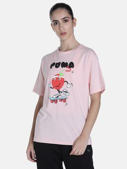 Puma - Food Graphic Women Pink T-Shirt