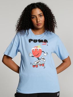 Puma - Food Graphic Women Blue T-Shirt