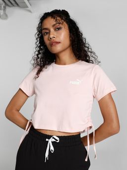 Puma - Drawstring Fashion Women Pink T-Shirt