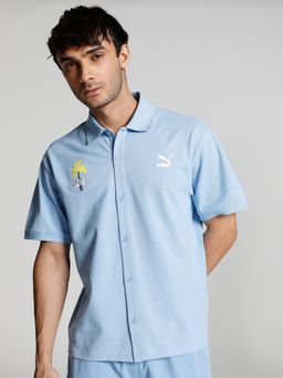 Puma - x1DER Relaxed Men Blue Shirt