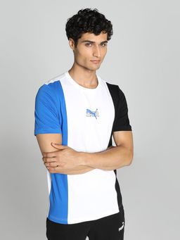 Puma - x 1DER Colorblock Men White T-Shirt