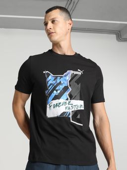 Puma - GRAPHICS Phorint Men Black T-Shirt
