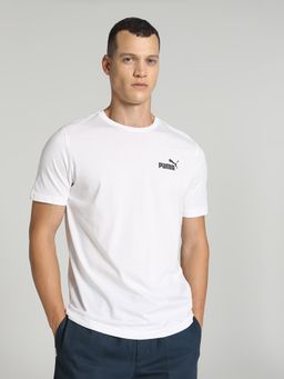 Puma - Essentials Small Logo Men White T-Shirt