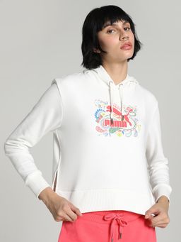 Puma - Classics Women White Hoodie