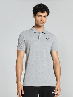 Puma - Active Essentials Men Grey Polo T-Shirt