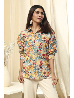 Biba - Women's Multi-Colour Floral Printed Shirt