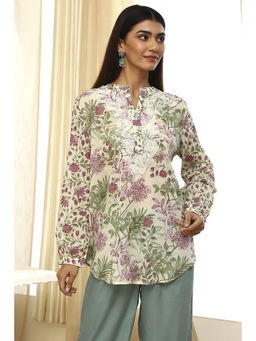 Biba - Women's Multi-Colour Floral Printed Tunic