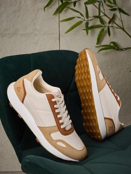 Campus - ELAN-12 Beige Men Sneakers