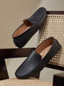 Campus - Elan-19 Black Men Loafers