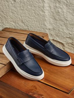 Campus - Elan-02 Navy Blue Men Loafers