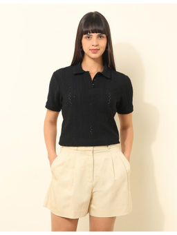 U.S. POLO ASSN. - Regular Fit Textured Polo Shirt