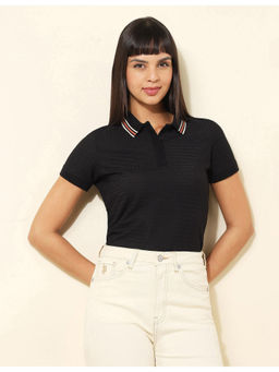 U.S. POLO ASSN. - Regular Fit Textured Polo Shirt