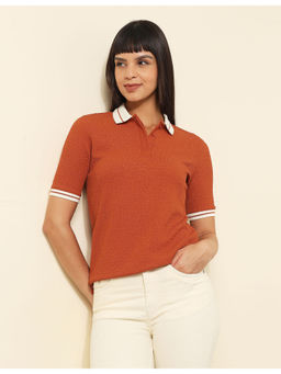 U.S. POLO ASSN. - Regular Fit Textured Polo Shirt