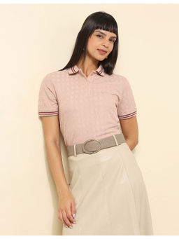 U.S. POLO ASSN. - Regular Fit Textured Polo Shirt