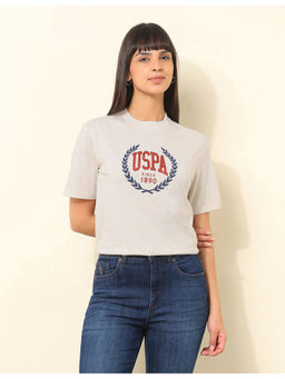 U.S. POLO ASSN. - Boxy Fit Brand Printed T-Shirt