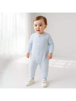 Kidbea - Organic Cotton Kids Full Sleeve Baby Aqua Romper