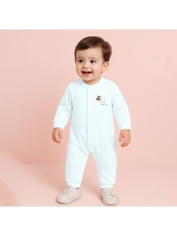 Kidbea - Organic Cotton Kids Full Sleeve Baby Turquoise Romper