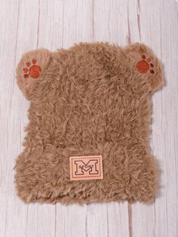 DukieKooky - Kids Plush Fuzzy Winter Cap - Brown