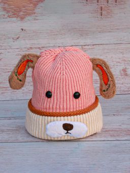 DukieKooky - Kids Winter Knit Bucket Cap - Pink