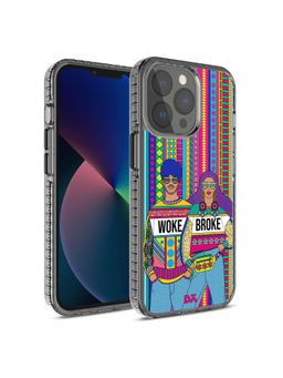 DailyObjects - Woke Broke Couple Stride 2.0 Case Cover for iPhone 13 Pro Max 6.7 inch