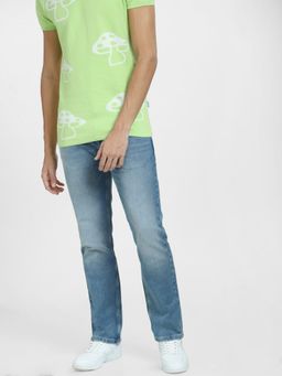 Jack & Jones - Light Blue Low Rise Regular Fit Jeans