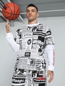 Puma - Media Day Ls Mens Black T-Shirt