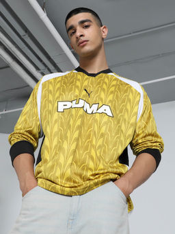 Puma - Football Long Sleeve Unisex Yellow Jersey
