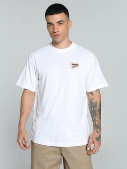 Puma - Downtown Graphic Men's White T-Shirt