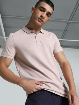 Puma - Ess Nep Men's Pink Polo T-Shirt