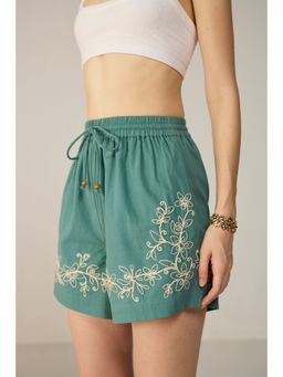 Calling June - Malibu Teal Shorts
