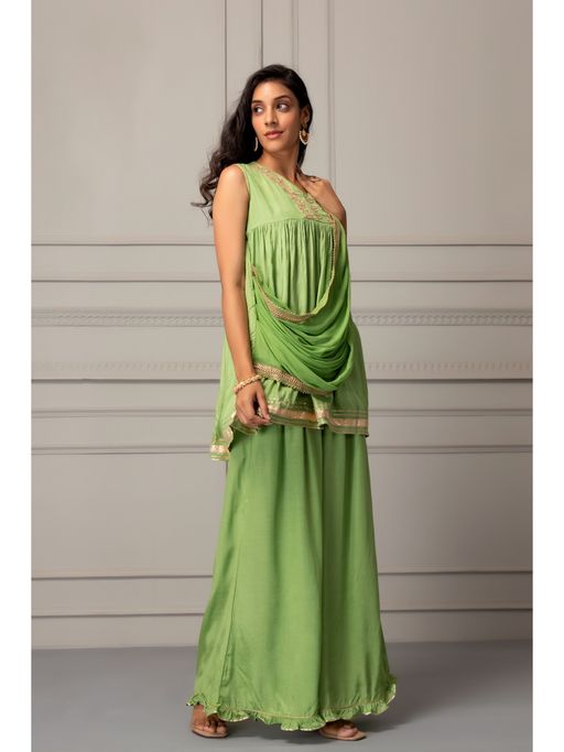 green emerald velvet dress Frederica Plunge Maxi Dress Forest Green main image 1