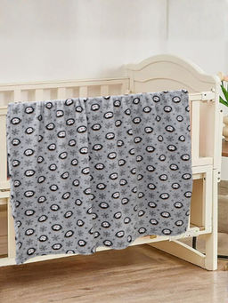 Florida - Grey All Season Baby Blanket Soft And Comfortable For With Adorable Prints (1-5 Years)